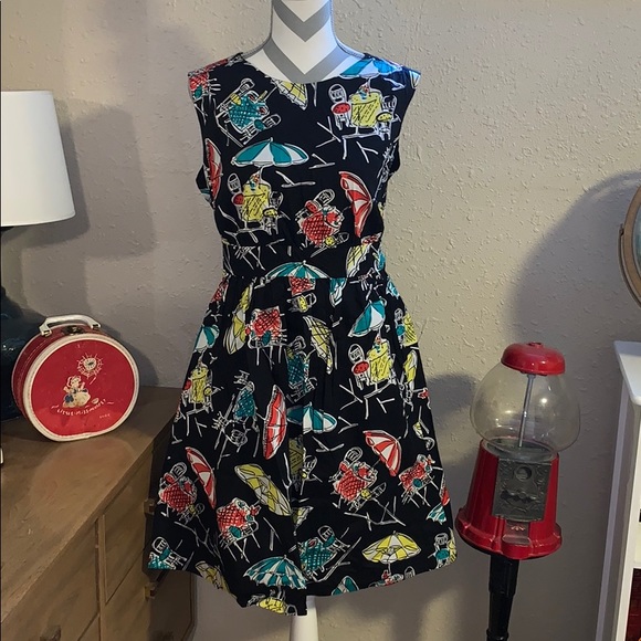 Dresses & Skirts - Modcloth Too Much Fun Dress in Alfresco Feast UK16